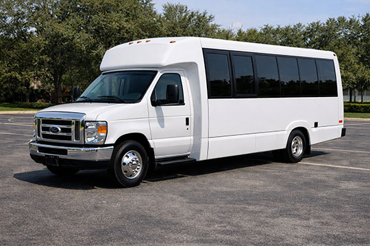 18-passenger minibus available for charter in Rexburg, ID